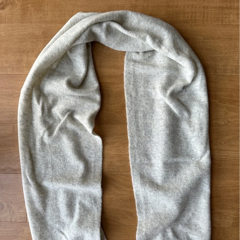 J. Crew Beige Wool Blend Scarf, One Size